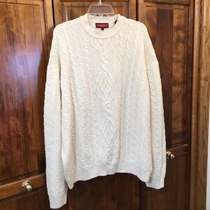 Austin Reed raised knit sweater, XXL, NWOT, wool/cotton blend,